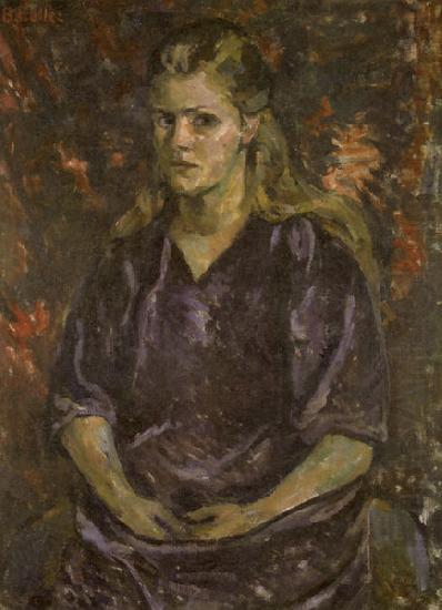 Painting of Anna Mahler, unknow artist